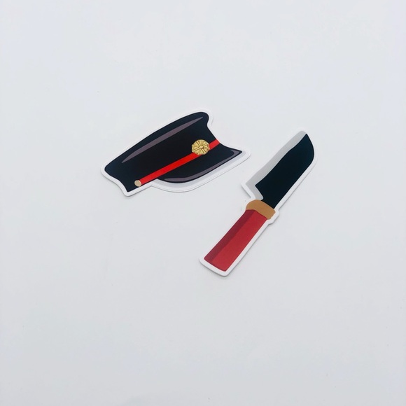 Toilet bound Hanako Sticker, Vinyl Waterproof Stickers 8PC - Picture 3 of 3